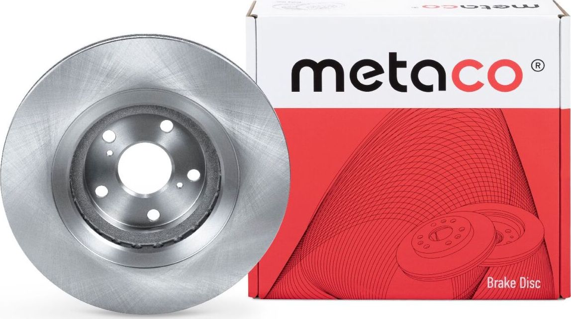 Диск тормозной передний вентилируемый (Metaco). Артикул 3050126