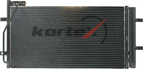 Радиатор кондиционера с ресивером (Kortex). Артикул KRD2003