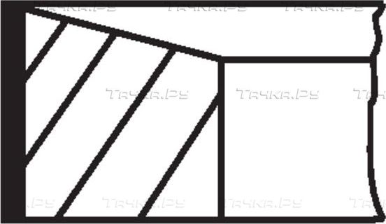 Поршневые кольца Mahle для Fiat Ducato III 2006-2026. Артикул 007 RS 10111 0N0