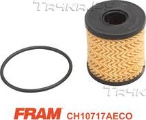 Масляный фильтр Fram для Fiat Fiorino III 2008-2026. Артикул CH10717AECO