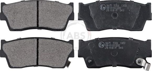 Тормозные колодки ABS передние для Geo Tracker 1988-1998. Артикул 36675