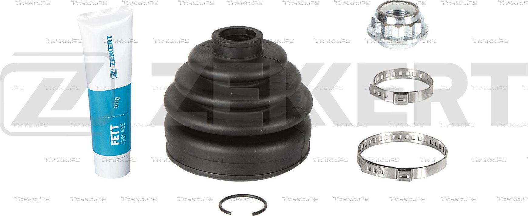 Пыльник ШРУСа наружный Zekkert передний для Volkswagen Transporter T5 2003-2015. Артикул SM-1090S