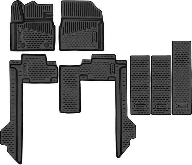 Коврики Element 3D для салона WEY 80 гибрид (короткая версия) 2024-2026. Артикул ELEMENT3DAN0919210k