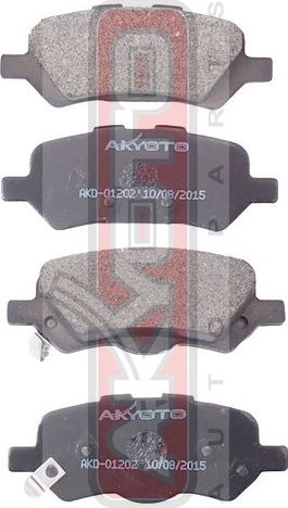 Тормозные колодки Akyoto Packing AKYOTO. Артикул AKD-01202