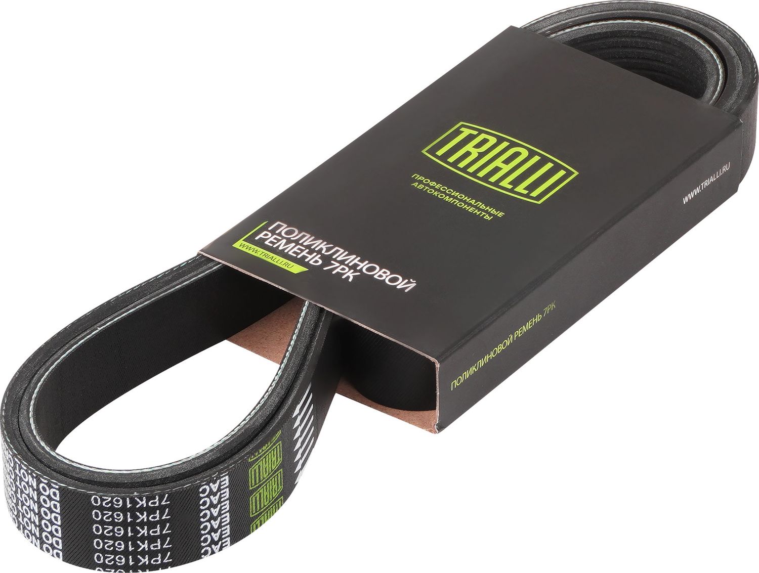 Приводной ремень поликлиновой Trialli (EPDM (Этилен-пропиленовый каучук)). Артикул 7PK1620