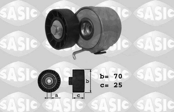 Натяжной ролик (натяжитель) приводного клинового зубчатого ремня Sasic. Артикул 1626078