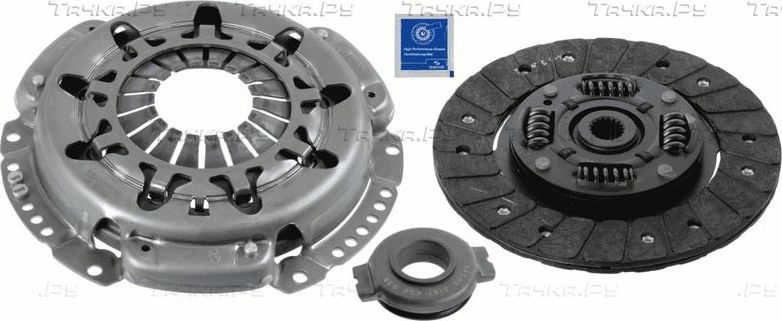 Сцепление (комплект) SACHS для Nissan Primera P12 2004-2008. Артикул 3000 950 944