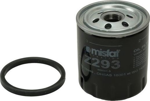 Масляный фильтр MISFAT. Артикул Z293