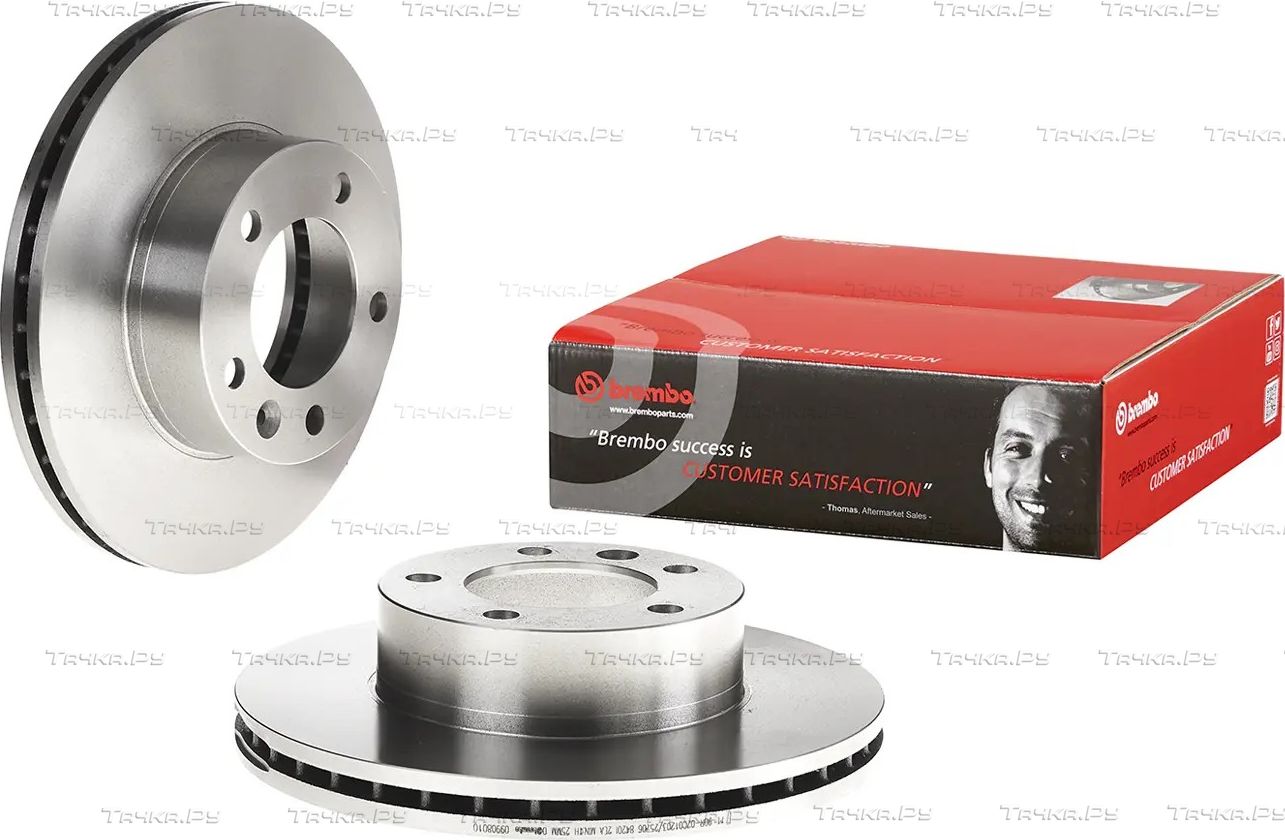 Тормозной диск Brembo PRIME LINE передний для Opel Movano II 1998-2010. Артикул 09.9080.10