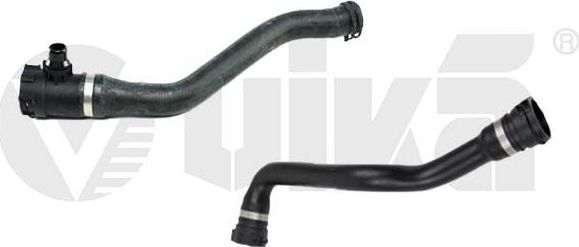 Патрубок радиатора (системы охлаждения) Vika (резина). Артикул 11049501