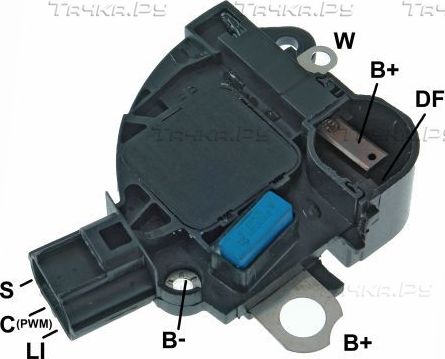 Реле-регулятор напряжения генератора Gauss для Ford Focus II 2004-2012. Артикул GA123
