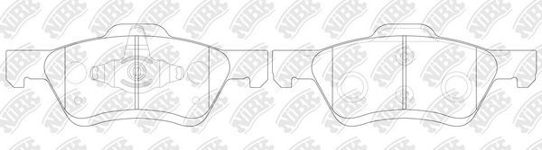 Тормозные колодки NiBK. Артикул PN0071