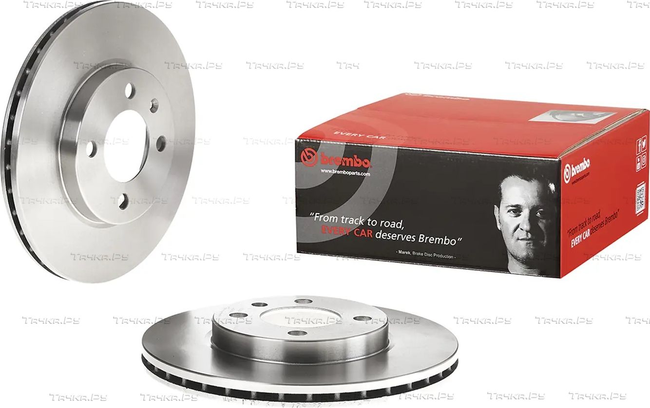 Тормозной диск Brembo PRIME LINE передний для SEAT Inca I 1996-2003. Артикул 09.5166.14