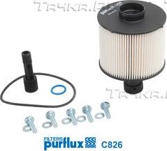 Топливный фильтр Purflux для Renault Duster I 2013-2020. Артикул C826