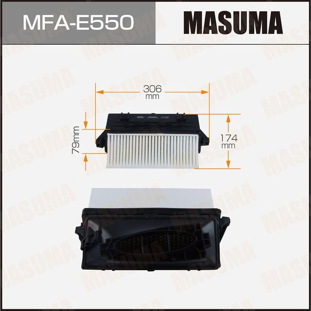 Воздушный фильтр A0645SET MASUMA MERCEDES-BENZ GL-CLASS (X164), GL-CLASS (X164) Masuma. Артикул MFAE550