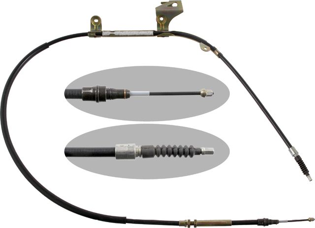 Трос ручника (тросик ручного тормоза) Febi Bilstein задний левый для Volkswagen Passat B5 1996-2005. Артикул 32464