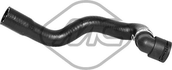 Патрубок радиатора (системы охлаждения) Metalcaucho для SEAT Ibiza IV 2008-2010. Артикул 97023