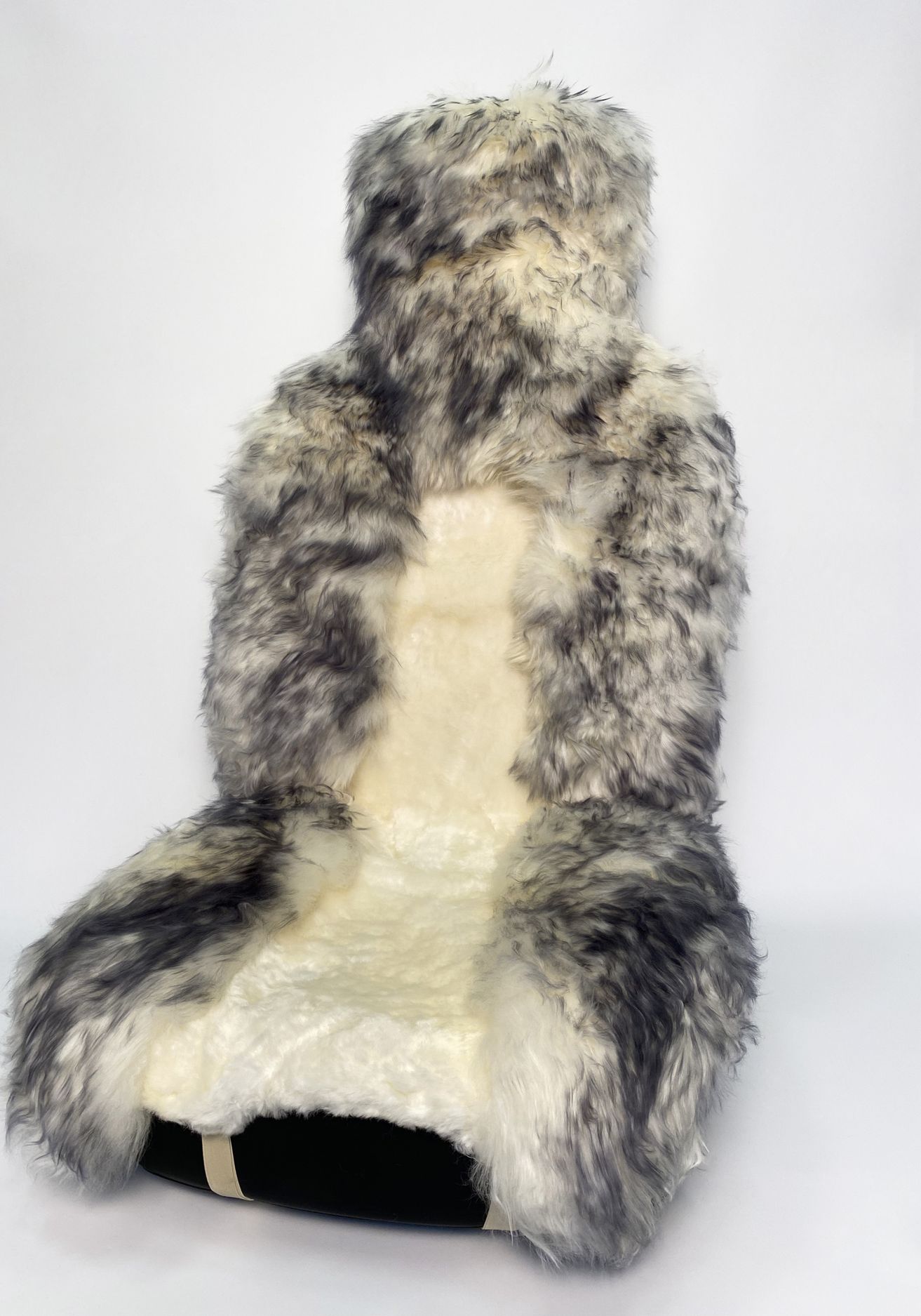 Накидка универсальная PSV Jolly Premium 140х50 на переднее сидение, цвет Бело-серый. Артикул 123033