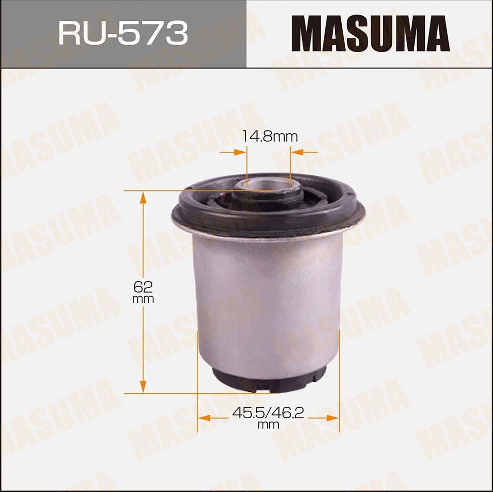 Сайлентблок переднего рычага подвески Masuma. Артикул RU-573