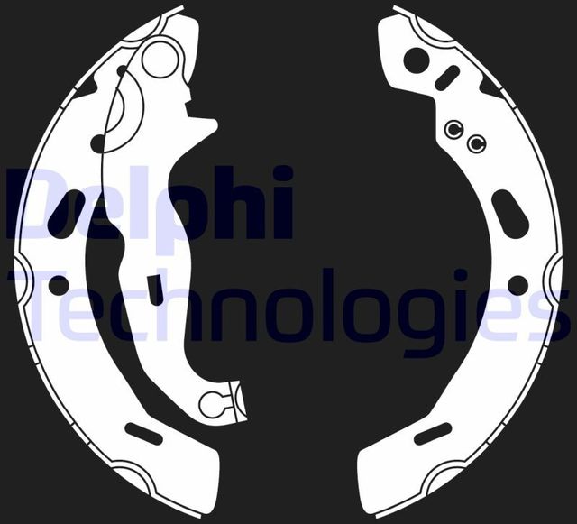 Тормозные колодки Delphi. Артикул LS2016