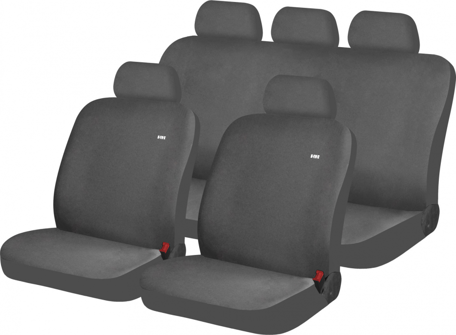 Чехлы универсальные Hadar Rosen Solid на сидения авто, цвет Темно серый. Артикул 10930