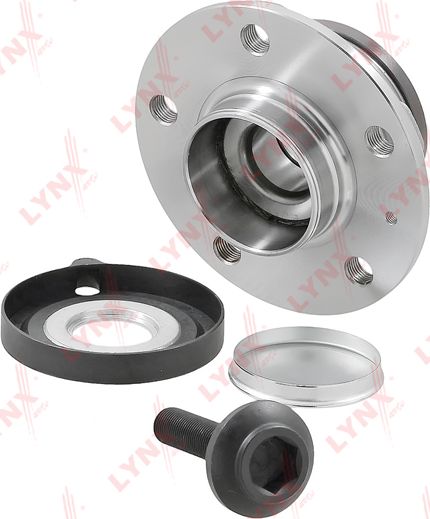 Ступица колеса с интегрированным подшипником (в сборе) LYNXauto задняя для Audi A7 I (4G) 2010-2018. Артикул WH-1322