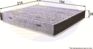 Салонный фильтр Comline для Toyota Hilux VII 2004-2015. Артикул EKF185A