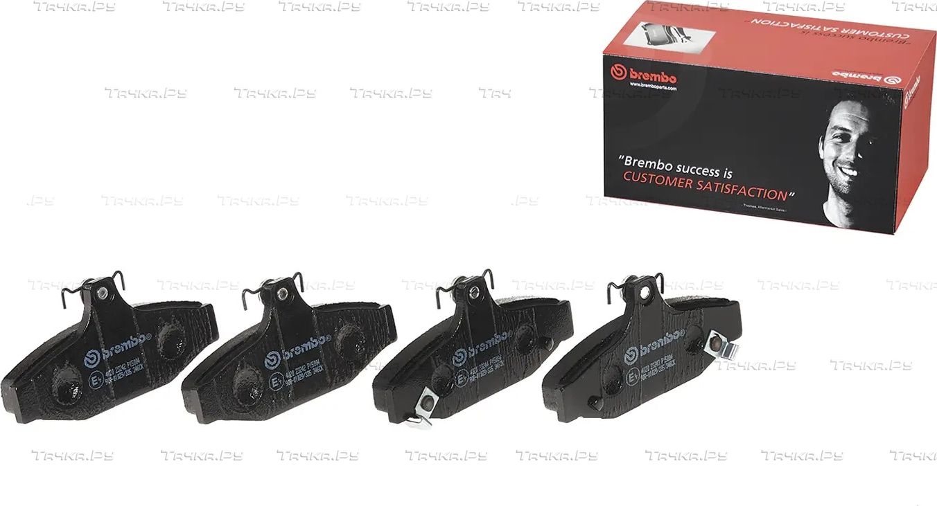 Тормозные колодки Brembo PRIME LINE задние для Daewoo Musso 1999-2002. Артикул P 15 004