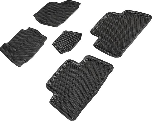 Коврики Seintex 3D EVA ромб для салона Ford Galaxy II 2006-2015 ЧЕРНЫЕ. Артикул 95366