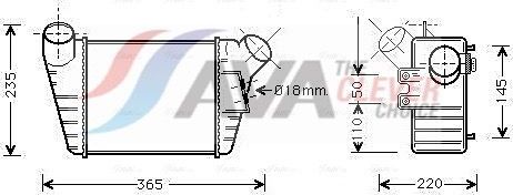 Интеркулер AVA. Артикул VN4182