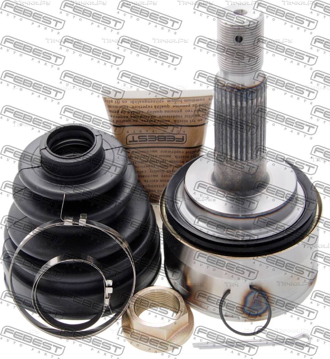 Шрус наружный (граната) Febest передний для Toyota Fortuner I 2005-2015. Артикул 0110-080