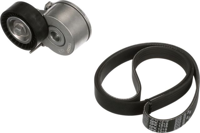 Приводной ремень поликлиновой с роликами (комплект) Gates Micro-V® Kit для Citroen C8 I 2007-2014. Артикул K016PK1218