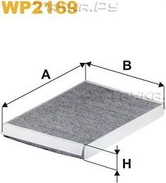 Салонный фильтр WIX Filters для Audi A7 II (4K) 2017-2026. Артикул WP2169