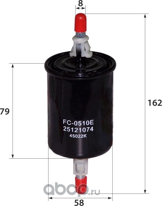 FC-0510E 25121353 (фильтр топливный) (RB-Exide). Артикул FC0510E