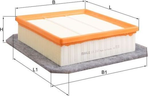 Воздушный фильтр Mahle. Артикул LX 3061
