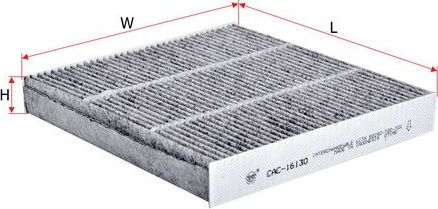 Салонный фильтр Sakura. Артикул CAC-16130