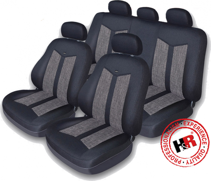 Чехлы Hadar Rosen на сидения для Nissan Juke 2010-2024, цвет Черный/Серый. Артикул 60007