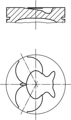 Поршневая група Mahle. Артикул 002 24 02