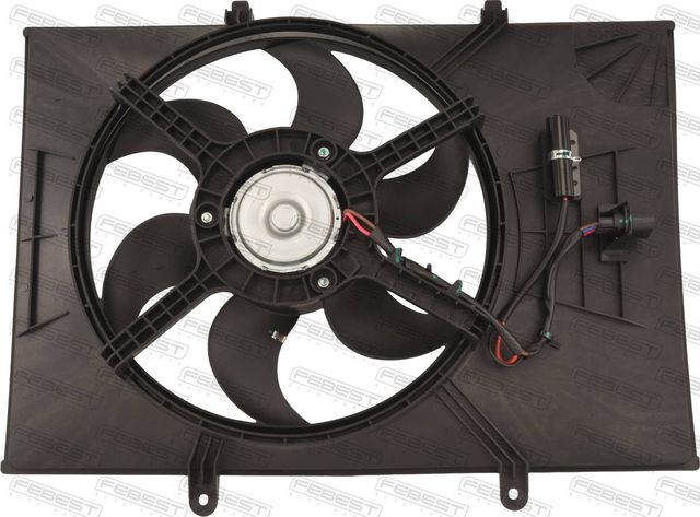 Вентилятор радиатора двигателя (в сборе) Febest для Great Wall Hover H5 2010-2017. Артикул 30650-005