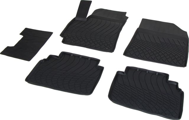 Коврики Rival для салона литьевые Kia Seltos 2020-2026. Артикул 62810001