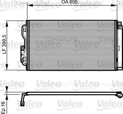 Радиатор кондиционера (конденсатор) Valeo для BMW 2 F22 2012-2026. Артикул 814191