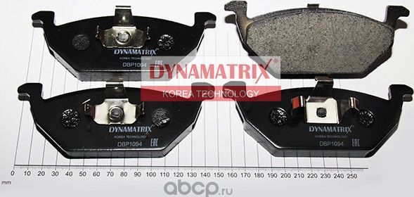 Колодки тормозные дисковые (Dynamatrix-Korea) Dynamatrix-Korea. Артикул DBP1094
