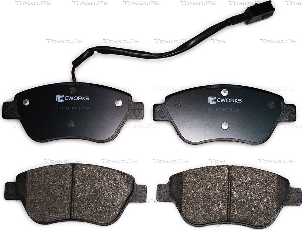 Тормозные колодки Cworks передние для Fiat Stilo 2001-2008. Артикул C11CR0018