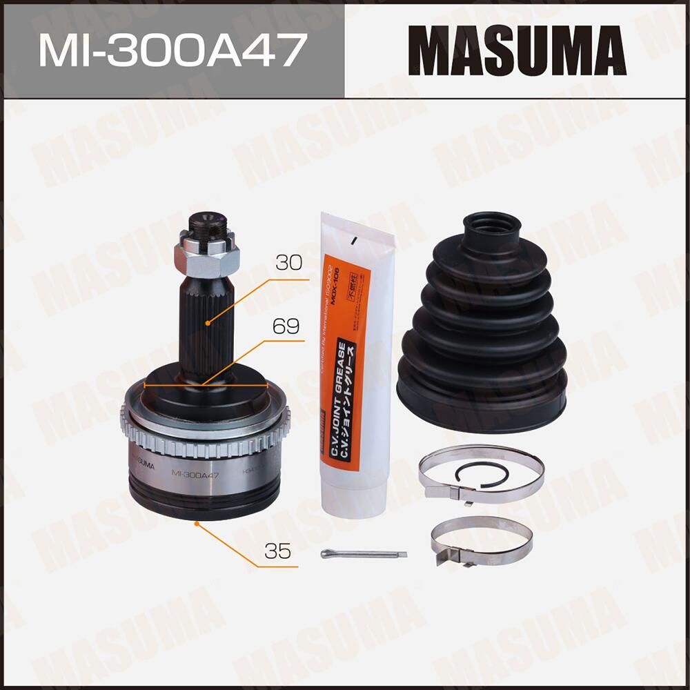 ШРУС MASUMA 35х69х30 (1/6) Masuma. Артикул MI300A47