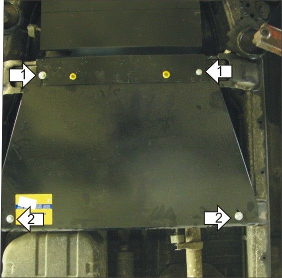 Защита Мотодор для РК Kia Sorento I 2006-2011. Артикул 01025