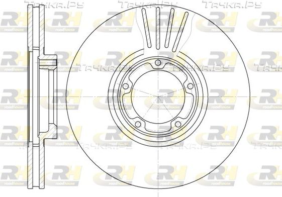Тормозной диск RoadHouse передний для Ford Transit IV 1988-1994. Артикул 6518.10
