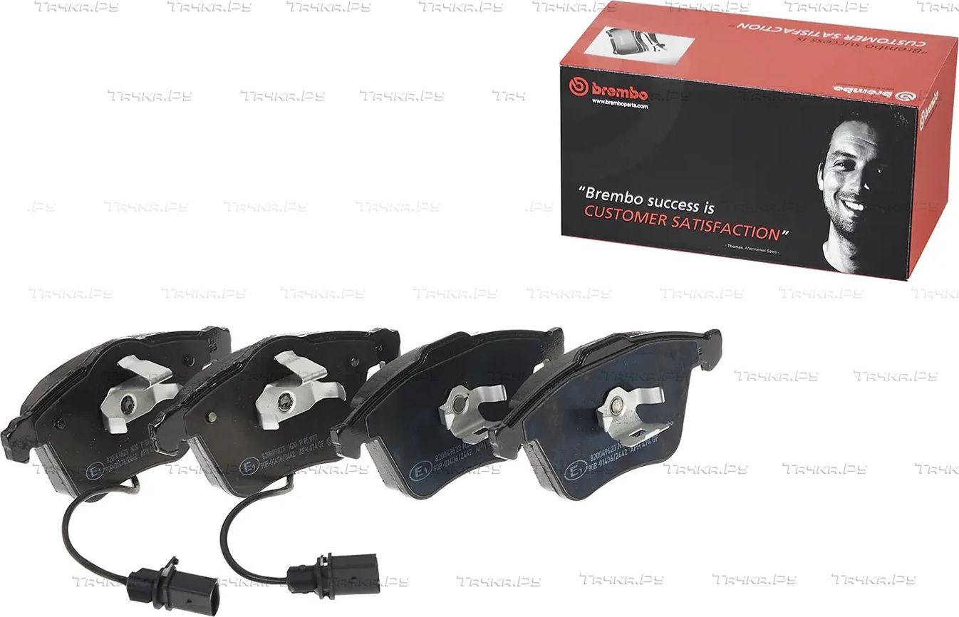 Тормозные колодки Brembo передние для Audi A6 allroad II (C6) 2006-2011. Артикул P 85 097