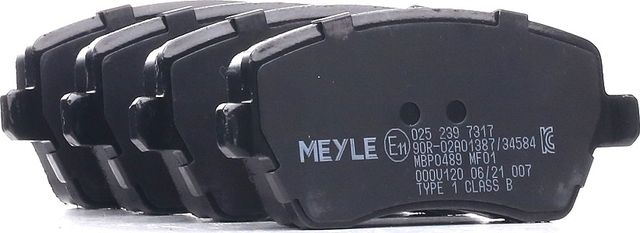 Тормозные колодки Meyle Original. Артикул 025 239 7317