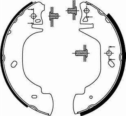 Тормозные колодки TRW. Артикул GS8629