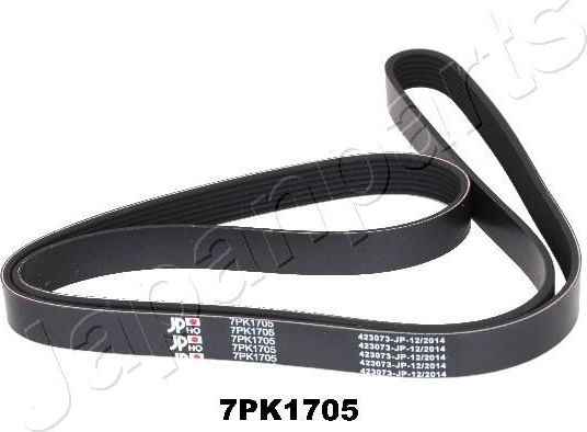 Приводной ремень поликлиновой Japanparts. Артикул DV-7PK1705